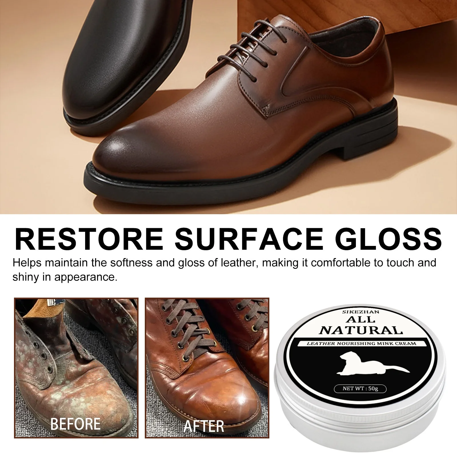 SIKEZHAN Leather Sofa Cleaner  – Shoe Polish Cream recenzja i cena